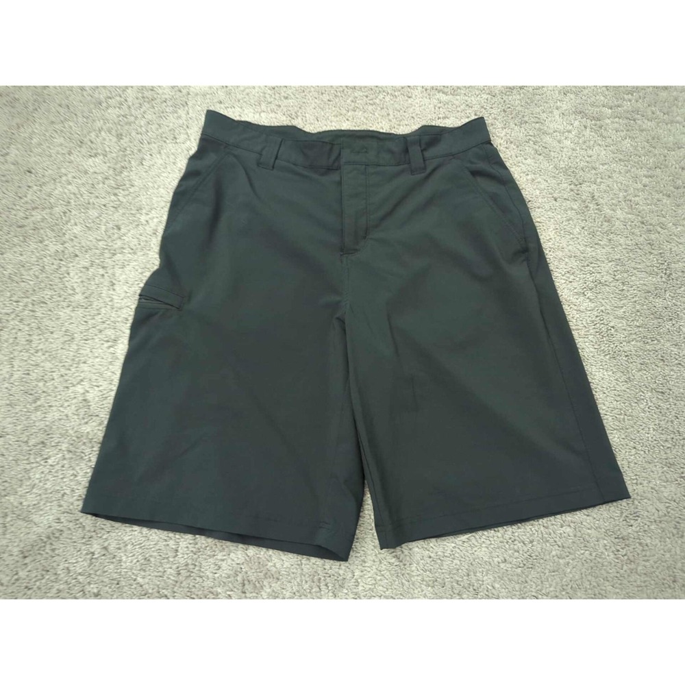 Columbia PFG Shorts Mens 32 Black Inseam: 10" Outdoor Fishing Casual